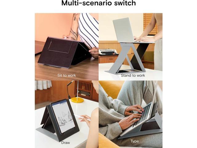MOFT Folding Laptop Stand Lap Desk, Portable & Mini Computer Stand Laptop Desk for Travel and Home Office, Ergonomic Design with Adjustable Viewing...