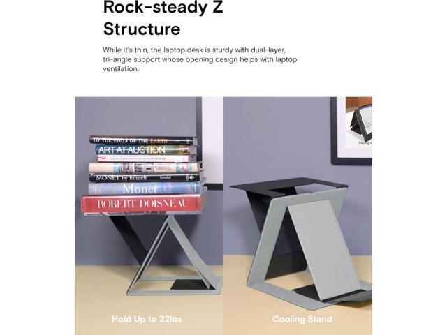 MOFT Folding Laptop Stand Lap Desk, Portable & Mini Computer Stand Laptop Desk for Travel and Home Office, Ergonomic Design with Adjustable Viewing...