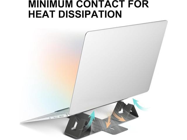 Magnetic Adjustable Travel Laptop Stand for Digital Nomads and Business Travelers. Compact, Foldable, and Ideal for Desk Use. Elevate Your Work...