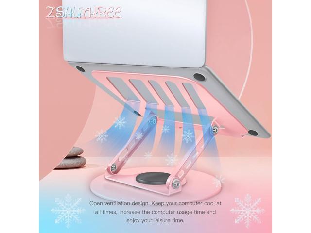 360° Rotating Adjustable Laptop Stand Perfect for Work, Painting,Office,Travel,Home,Fits MacBook & Laptops up to 13-15',Dual Rotary Shaft,Folding...