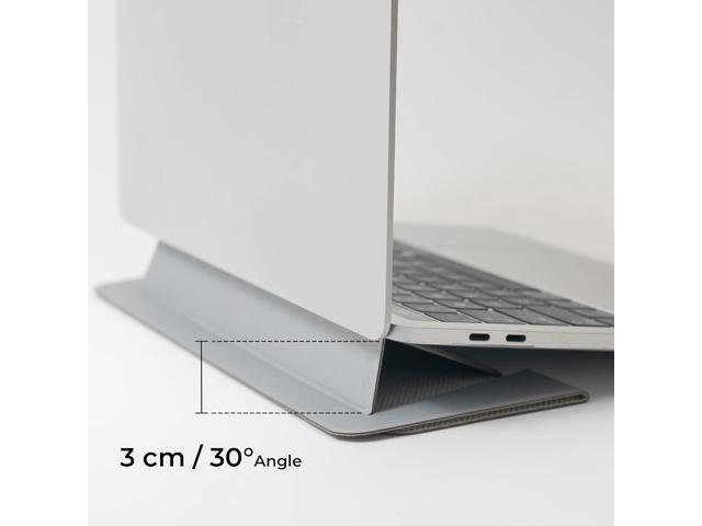 SenseAGE Flat Stand, Foldable Laptop Stand, Lightweight Travel Holder, Anti-Slip Ergonomic Notebook Stand for Office, Compatible with MacBook Air...