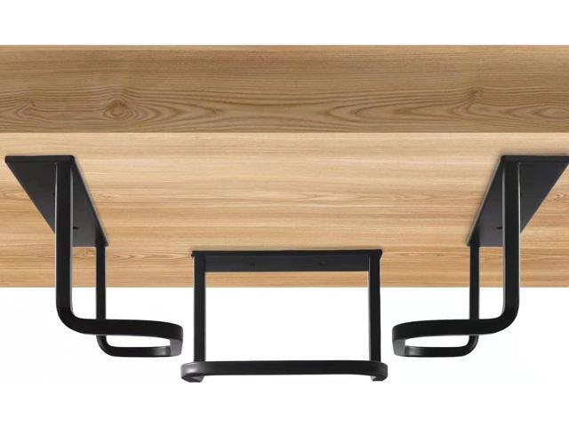 Under Desk Laptop Mount, Laptop Under Desk Mount 2.7 inches Tall Effective Space, Aluminum Under Desk Laptop Holder Rack for Laptop MacBook Dell...