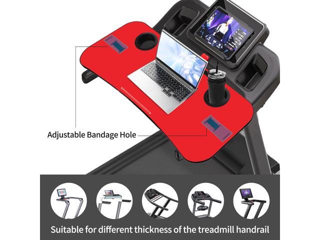 Treadmill Desk Attachment 36 Inches Tread Tray Workstation, Laptop Stand Holder for Notebooks, Tablets, Phone,Cup,Ergonomic Platform with Cooling...