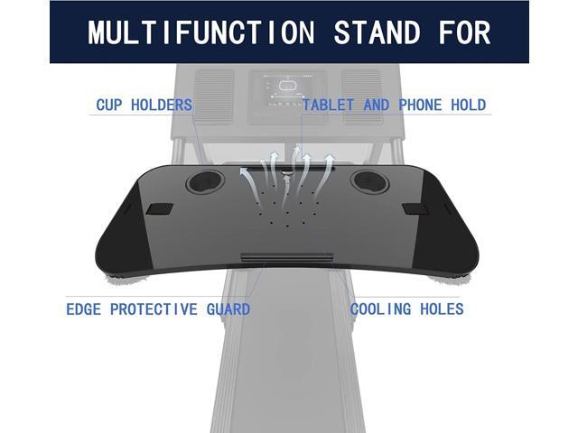 Treadmill Desk Attachment 36 Inches Tread Tray Workstation, Laptop Stand Holder for Notebooks, Tablets, Phone,Cup,Ergonomic Platform with Cooling...