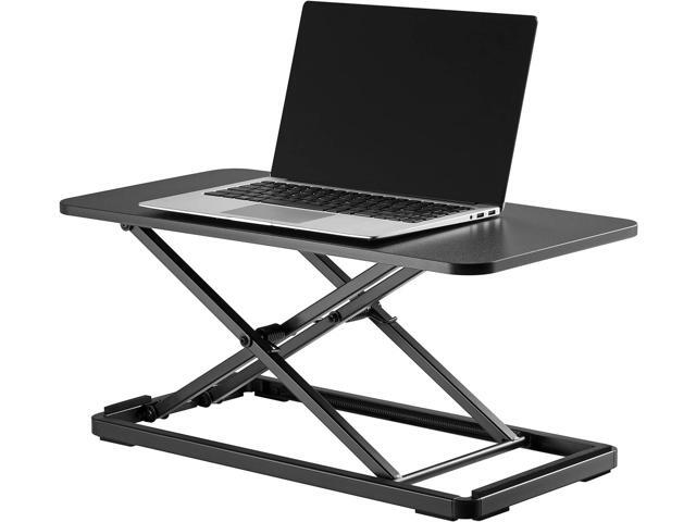 Mount Plus KBT10 Ultra Slim 24' Laptop, Keyboard and Mouse Stand Sit Stand Adjustable Riser for Standing Desks Lifts Up to 15.6 inches in...