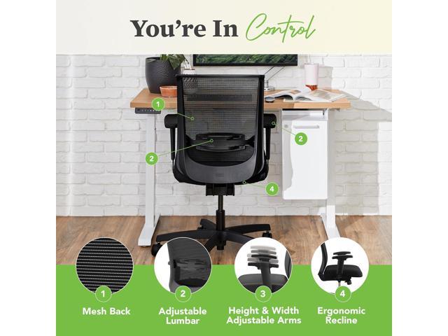HON HONCMY1AUR10 Convergence Task Chair, Black, UR10