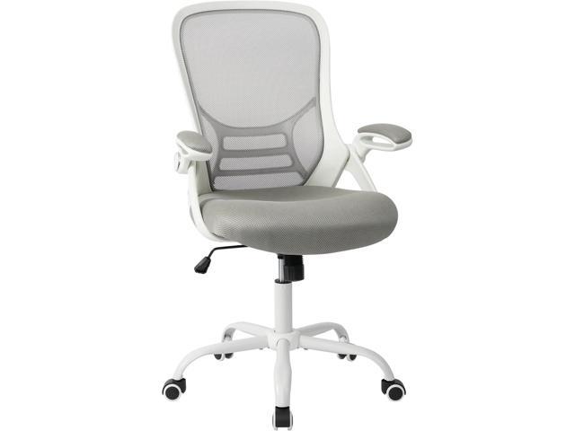 HYLONE Office Chair Ergonomic Desk Chair with Adjustable Armrests, Mesh Executive Chair, Home Office Computer Chairs for Long Hours(Grey)