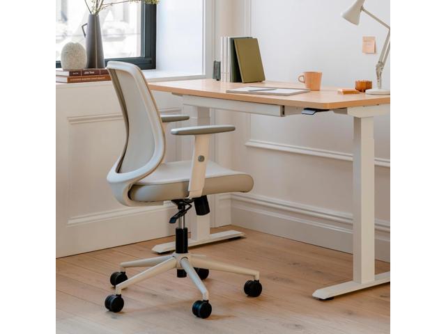 Branch Daily Chair - Vegan Leather Office Chair with Swivel, Lumbar Rest, and Adjustable Armrests - Comfortable Seating for Improved Posture and...
