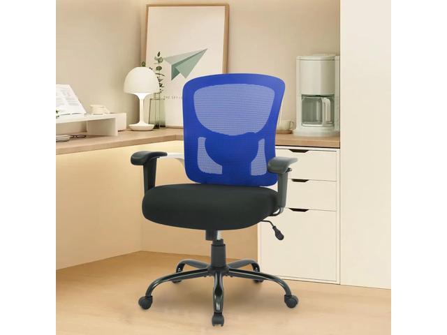 PayLessHere Ergonomic Office Chair, Blue, Mesh Back, Arm Rest, Rolling, Recliner, Modern Style, 400lbs Capacity, Office Use