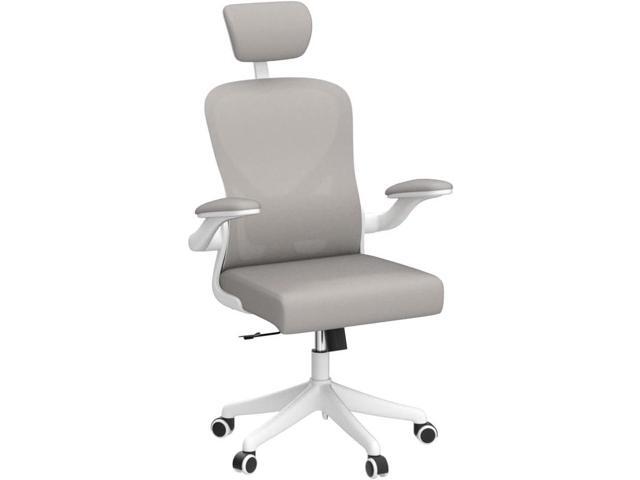 Drafting Chair, Ergonomic Tall Office Chairs for Standing Desk, Home Office Desk Chair with Lumbar Support and Adjustable Flip-up Armrests &...
