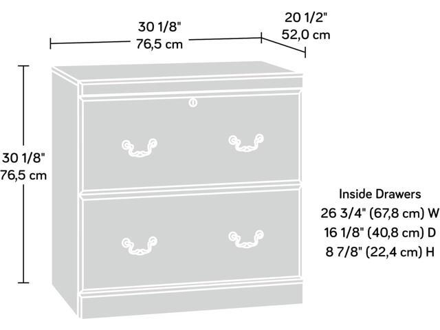 Sauder Heritage Hill Lateral File, 30.12' L x 20.47' W x 30.12' H, Classic Cherry finish
