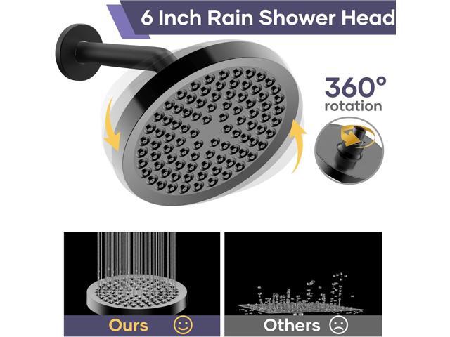 Filtered Shower Head with Handheld Spray Combo,High Pressure Rain Shower Heads,Double Dual Shower Head 10 Spray Modes,Detachable Showerhead 78 Inch...
