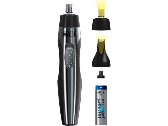 Wahl Lighted Battery Nose Hair Trimmer for Men & Women. Painless, Easy to See Nose, Ear, and Eyebrow Trimming with Built in Light, Battery...