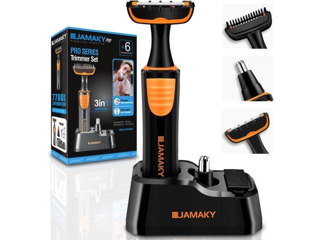 3 in 1 Beard Trimmer Set, Nose Hair Trimmer for Men, Grooming Kit for Nose Beard Facial Hair, USB Rechargeable