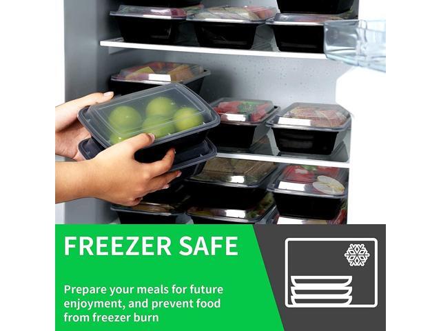 Meal Prep Containers [38OZ] Plastic Food Storage Containers With Lids,10-Pack Reusable To Go Containers, Disposable Food Prep Container, BPA-free,...