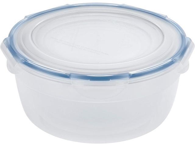 LocknLock Easy Essentials Food Storage lids/Airtight containers/Stackable, BPA Free, 6 Piece, Clear
