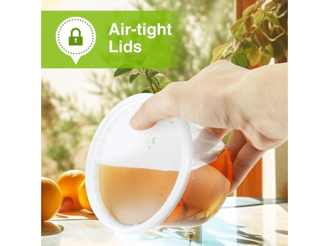 60 Set Deli-Containers-with-Lids: [8oz 16oz 32oz] Combo Plastic-Food-Storage-Containers-with-Lids, To-Go-Containers, Meal-Prep-Containers