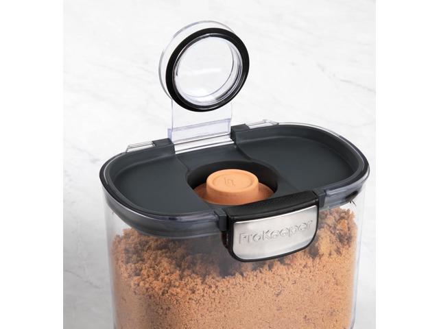 ProKeeper+ Airtight Food Storage Container Set Clear Plastic Flour and Sugar Canister Set with Magnetic Accessories for Kitchen Organization...