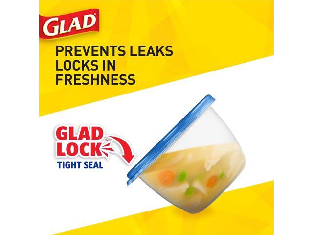 Glad Variety Pack Food Storage Containers for Everyday Use Large Variety Pack Food Containers Clear Food Storage Containers Freezer Safe,...