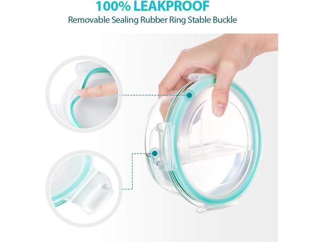 Bayco Glass Food Storage Containers with Lids, [24 Piece] Meal Prep, Airtight Bento Boxes, Leak Proof (12 lids & 12 Containers) - Blue