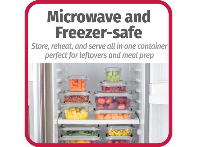 GoodCook EveryWare 60pc Container Set, BPA Free - 60-Piece Food Container Set, Microwave and Freezer Safe, Embossed Measurements, Secure Lids