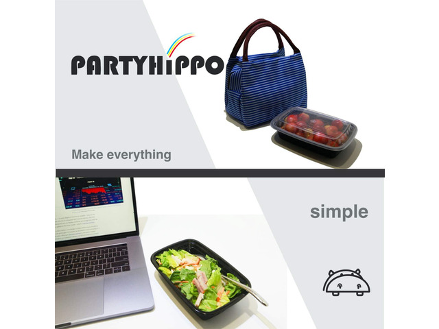 PARTYHIPPO Small Meal Prep Containers Single Lids, 12 OZ 12-pack, Food Storage Bento BPA Free Stackable Reusable Lunch Boxes,...