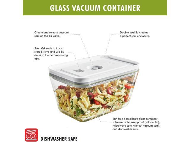 ZWILLING Fresh & Save 3-pc Glass Storage Containers with Lids, Meal Prep Containers, Assorted Sizes