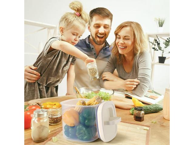 Rice Dispenser,10 Lbs Rice Container Storage with Measuring Cup Food Cereal Container Bins Household for Kitchen Pantry Organization