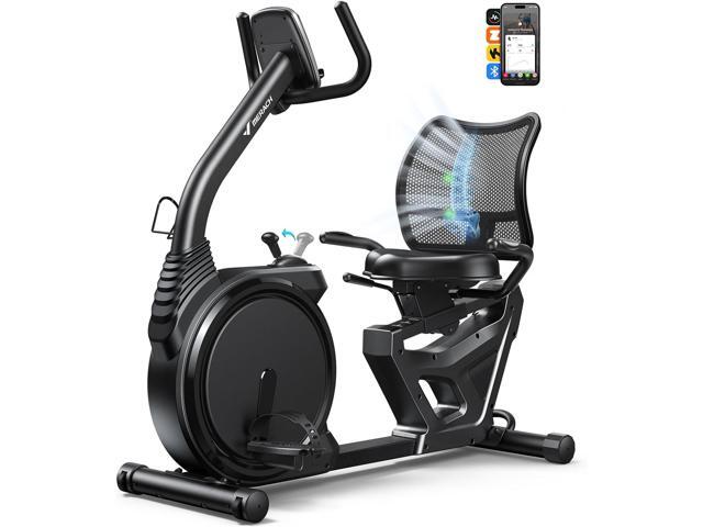 MERACH Recumbent Exercise Bikes for home, Light Commercial High-end Recumbent Bike for Seniors Adults, Magnetic Recumbent Exercise Bike with Smart...