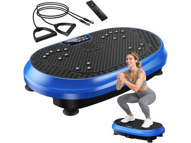 Vibration Plate Exercise Machine, Vibrating Fitness Platform for Lymphatic Drainage, Full Body Shaker Workout Equipment, Bluetooth Power Shaping...