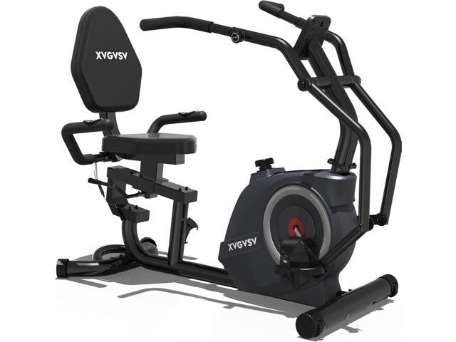 Recumbent Exercise Bike, Recumbent Stationary Bike for Home, Recumbent Bike with 400LB Weight Capacity Whisper-Quiet 16 Levels Magnetic Resistance...