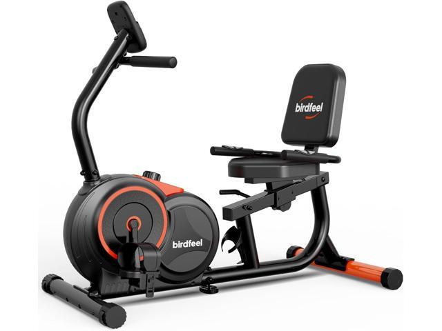 Recumbent Exercise Bike for Home,Recumbent Stationary Bikes for Adults & Seniors,Load Capacity of 400 pounds,Equipped with 16 Adjustable Gears, and...