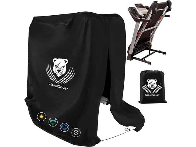 ClawsCover Treadmill Cover Waterproof Dustproof Running Machine Cover Exercise Workout Equipment Protective with Windproof Drawstring and Air Vents...