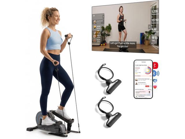 JLL Elliptical Exercise Machine, Mini Elliptical Cross Trainer 2-in-1 Sit/Stand, 8-Level Magnetic Resistance, Compact Home & Office, LCD Monitor,...