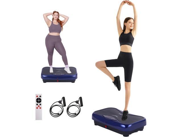 Whole Body Vibration Plate Exercise Machine Power Vibrating Plate for Lymphatic Drainage Weight Loss, Shake Plate Exercise Platform with Touch...