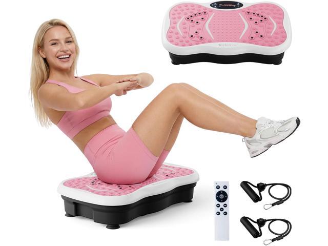 Vibration Plate Exercise Machine, 200 Speeds Vibrating Plate for Lymphatic Drainage, Vibrating Shaking Full Body Shaker Workout, Vibration Fitness...