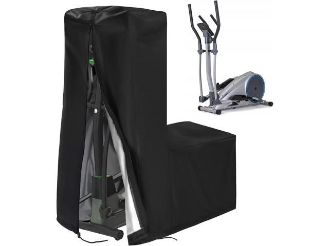 Elliptical Cover Elliptical Exercise Machine Cover for Indoor & Outdoor Home Elliptical Fitness Machine Protective Cover Waterproof & Dustproof Black