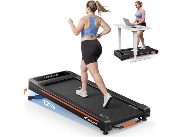 MERACH W50 Walking Pad Treadmills for Home, 12% Auto Incline, 400lbs Capacity, 3.5HP Super Quiet Brushless, 16.5'x41.3' Spacious Running Belt,.