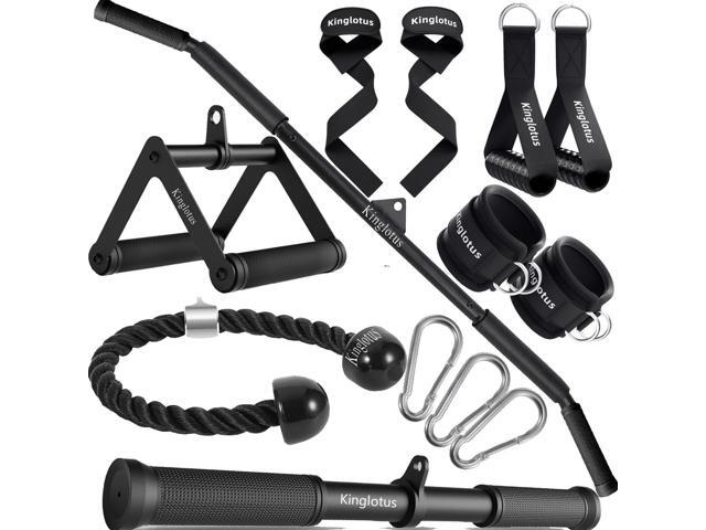 Cable Machine for Home Gym, Triceps Press Down Cable Machine attachments, LAT Pull Down attachments, Triceps Pull Down attachments, Fitness...