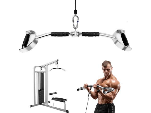 Yes4All Neutral Paddle Grip LAT Pull Down Bar, Range of Motion Spreader Handle Cable Attachments