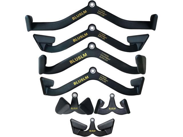 LAT Pull Down Bar for Cable Machine, LAT Pulldown Attachments T-bar V-bar Cable Attachment for Gym, Back Tricep Strength Training Handle