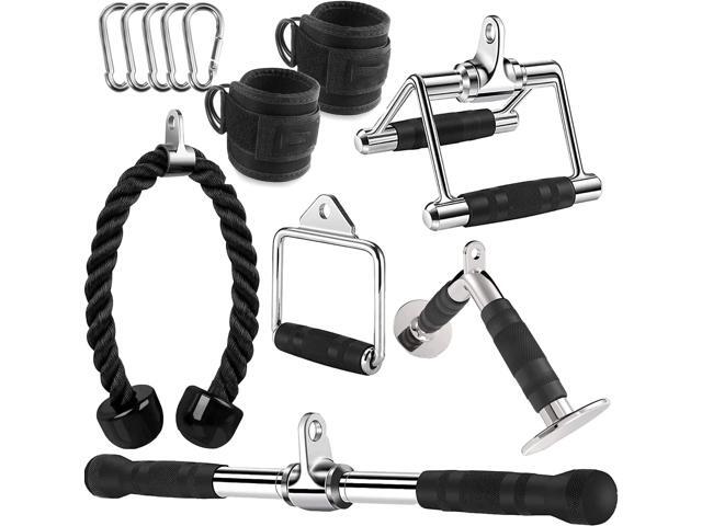 Cable Machine Attachment, LAT Pulldown Attachments, Home Gym Accessories, Triceps Pull Down Attachment