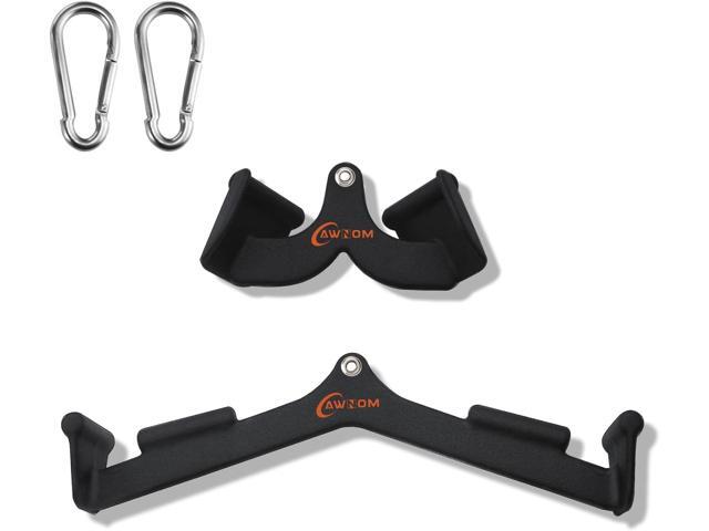 LAT Pulldown Attachments for Cable Machines, Cable Machine Attachments for Home Gym T Bar V Bar LAT Pulldown Machines Attachments, Back Tricep Bar...