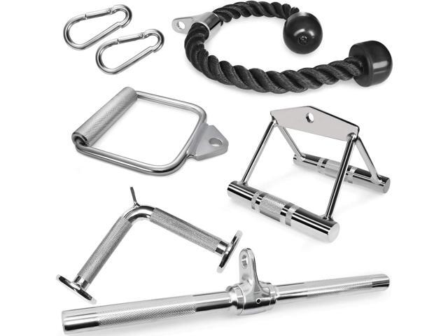 A2ZCARE Cable Machine Accessories for Weight Lifting, LAT Pull Down Attachment, Cable Attachments for Gym