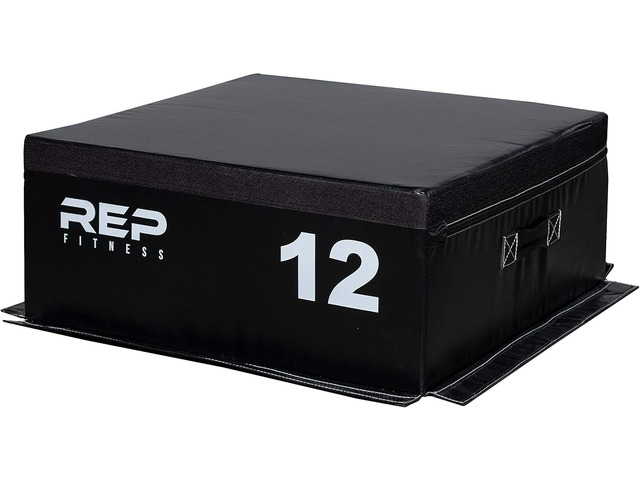 REP Fitness Stackable Soft Foam Plyo Box Set, Adjustable Plyometric Jump Box for Home Gym Workouts, Plyometric Jumping Platform for Exercise, Step...