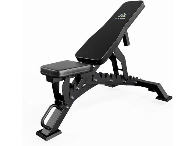 MAJOR FITNESS Weight Bench, Adjustable Workout Bench for Strength Training, Bench Press, and Full-Body Workouts for Home Garage Gym