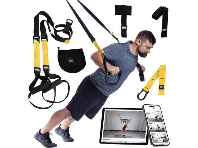 TRX All-In-One Home Gym System Complete Suspension Training Kit for Strength Training, HIIT & Full-Body Workouts at Home or Outdoors, Includes...