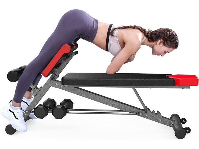 FF Finer Form Multi-Functional Weight Bench for Full All-in-One Body Workout Adjustable Workout Bench Press for Home Gym, Fitness equipment for...