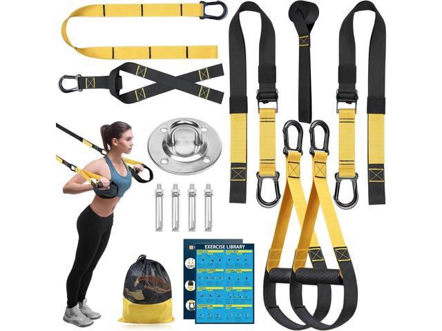 Home Resistance Training Kit for Home Gym - Resistance Bands Set with Handles, Door Anchor, Wall Mount, Guide for Full-Body Work.