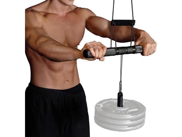 GD Hanging Wrist Roller Forearm Blaster- Forearm Strengthener Exercise Equipment Wrist Trainer for Muscle building and Injury prevention Hand Grip...